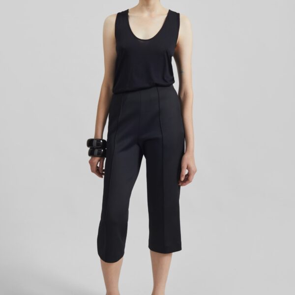 The Frankie Shop Loulou De Saison Albia Lds Tank Top – Black, view 3