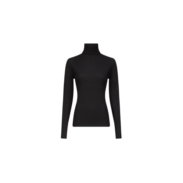 The Frankie Shop Loulou De Saison Gallinara Lds Second Skin Jersey Sweater - Black - Oversized Minimalist Knitwear in Black - Shop at Luxury Shoes 