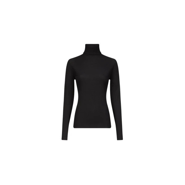 The Frankie Shop Loulou De Saison Gallinara Lds Second Skin Jersey Sweater - Black - Oversized Minimalist Knitwear in Black - Shop at Luxury Shoes 