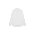 The Frankie Shop Lui Organic Cotton Shirt - White - Oversized Minimalist Tops in White - Shop at Luxury Shoes 