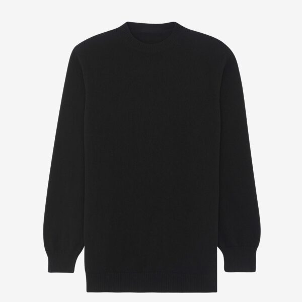 The Frankie Shop Maxime Knit Sweater Dress – Black, view 8
