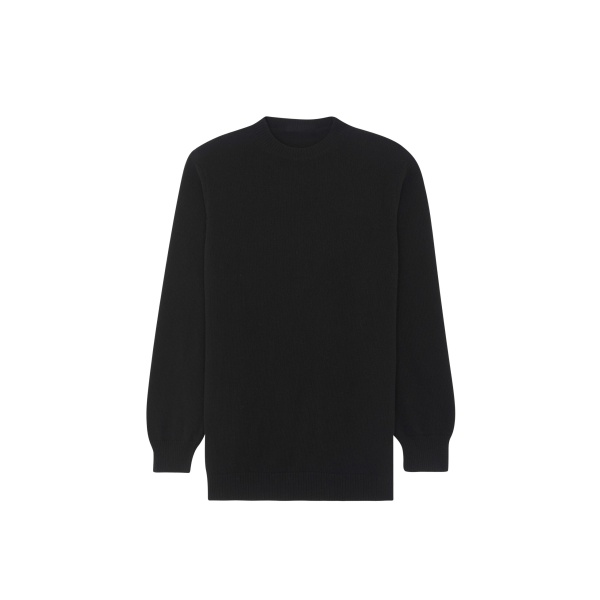 The Frankie Shop Maxime Knit Sweater Dress - Black - Oversized Minimalist Dresses in Black - Shop at Luxury Shoes 