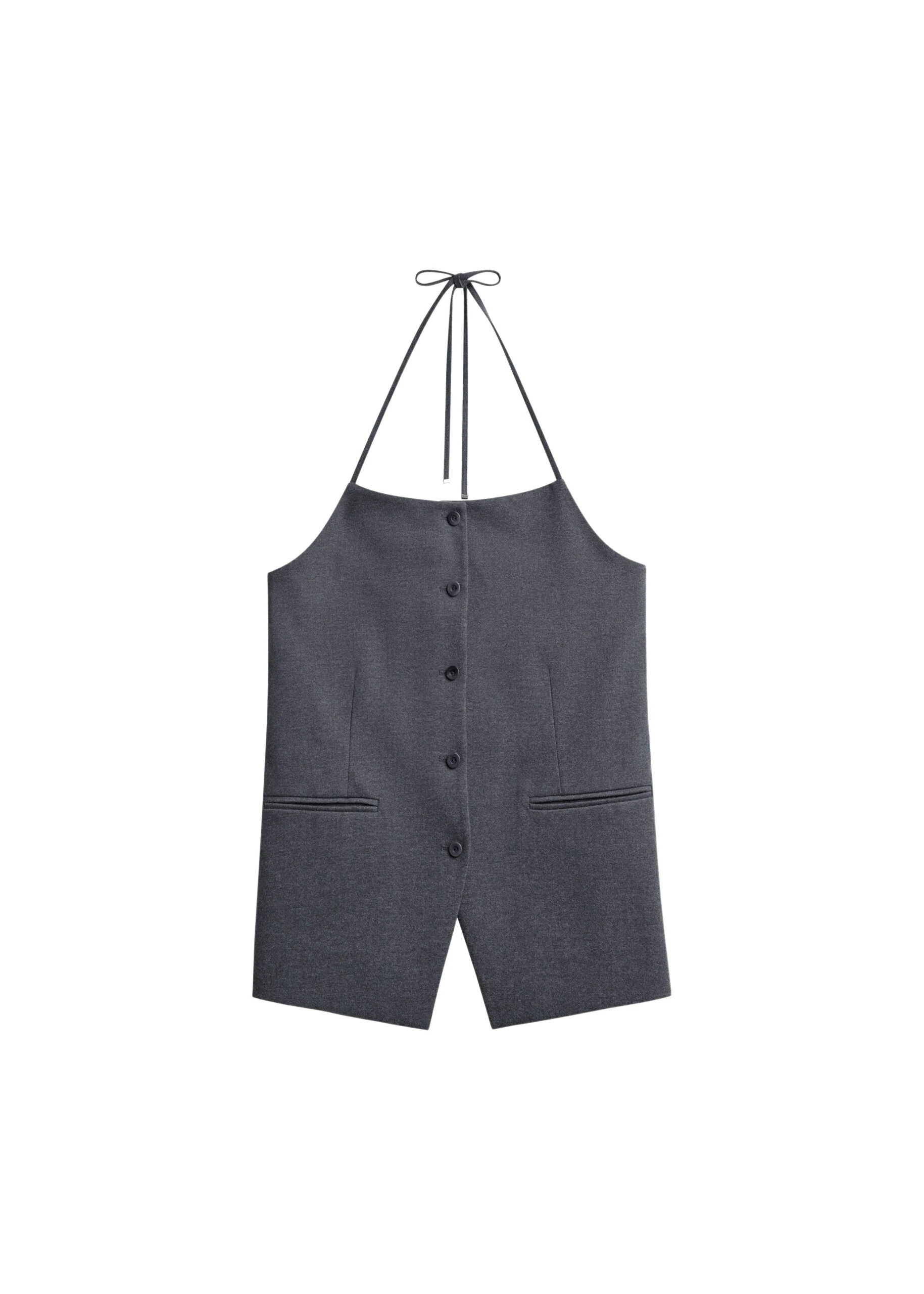 The-Frankie-Shop-Melwin-Halter-Vest-Grey-coveti-scaled66785_nobg The Frankie Shop Melwin Halter Vest - Grey - Oversized Minimalist Jackets in Grey - Shop at Luxury Shoes