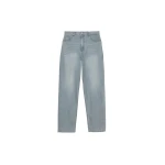 The Frankie Shop Morston Jeans - Light Wash - Oversized Minimalist Pants in Blue - Shop at Luxury Shoes 