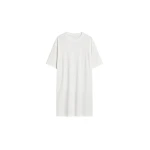The Frankie Shop Oberon Soft Oversized T-Shirt - White - Oversized Minimalist Tops in White - Shop at Luxury Shoes 