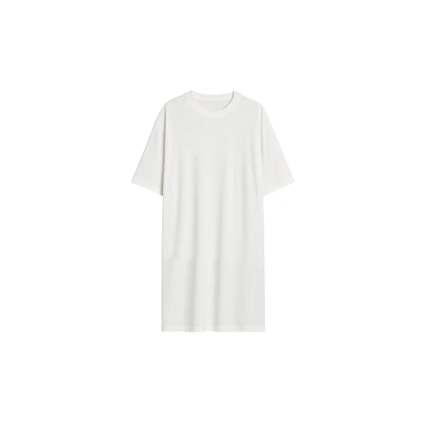 The Frankie Shop Oberon Soft Oversized T-Shirt - White - Oversized Minimalist Tops in White - Shop at Luxury Shoes 