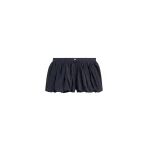 The Frankie Shop Penola Mini Balloon Shorts - Navy - Oversized Minimalist Shorts in Blue - Shop at Luxury Shoes 