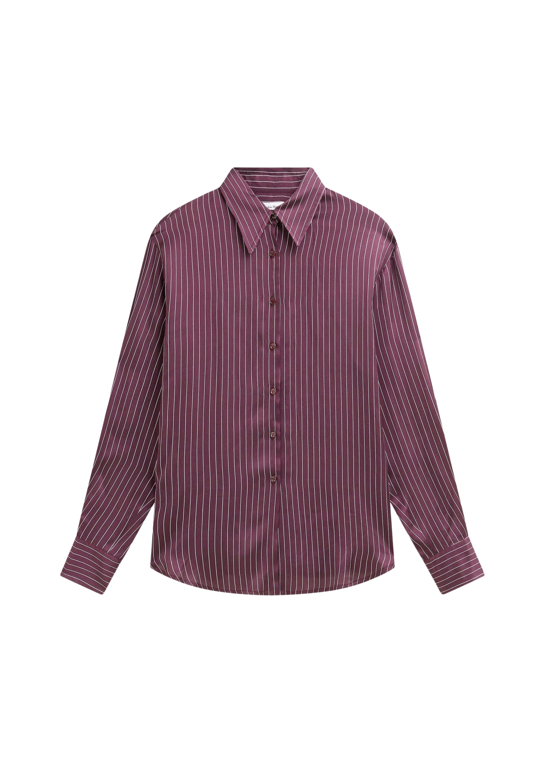 The-Frankie-Shop-Peri-Satin-Fluid-Shirt-BurgundyWhite-Pinstripe-coveti-10-scaled70302_nobg The Frankie Shop Peri Satin Fluid Shirt - Burgundy/White Pinstripe - Oversized Minimalist Tops in Red - Shop at Luxury Shoes