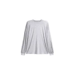The Frankie Shop Ravvi Soft Padded Top - Grey - Oversized Minimalist Tops in Grey - Shop at Luxury Shoes 