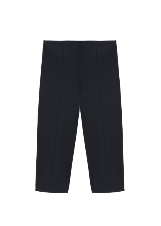 The Frankie Shop Rivoli Capri Pants - Black - Oversized Minimalist Pants in Black - Shop at Luxury Shoes 