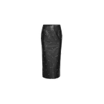 The Frankie Shop Rotate Studded Pencil Skirt - Black - Oversized Minimalist Skirts in Black - Shop at Luxury Shoes 
