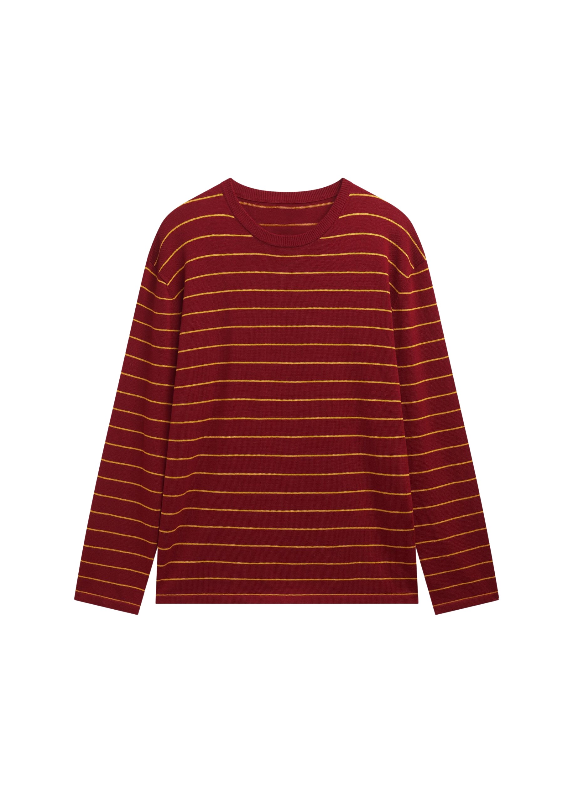 The Frankie Shop Sena Knit Pullover – Red/Yellow Stripe
