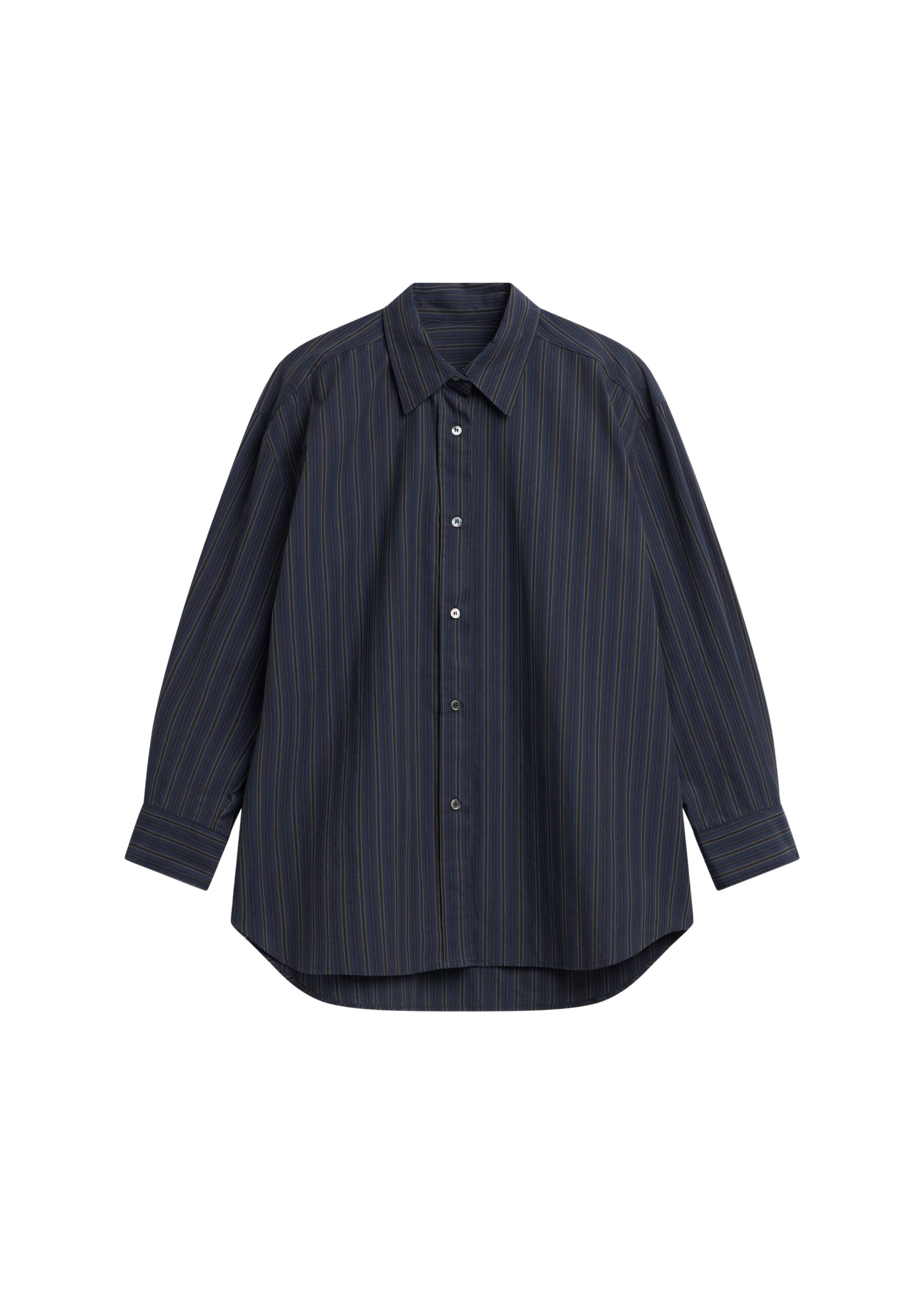 The Frankie Shop Toulon Shirt – Navy/Black Stripe