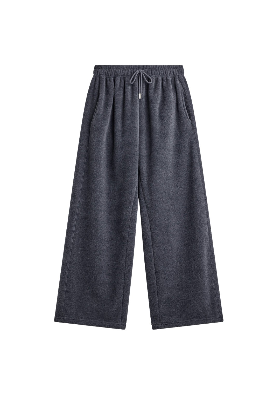 The-Frankie-Shop-Treveray-Fleece-Sweatpants-Dark-Grey-coveti-1062500_nobg The Frankie Shop Treveray Fleece Sweatpants - Dark Grey - Oversized Minimalist Pants in Grey - Shop at Luxury Shoes