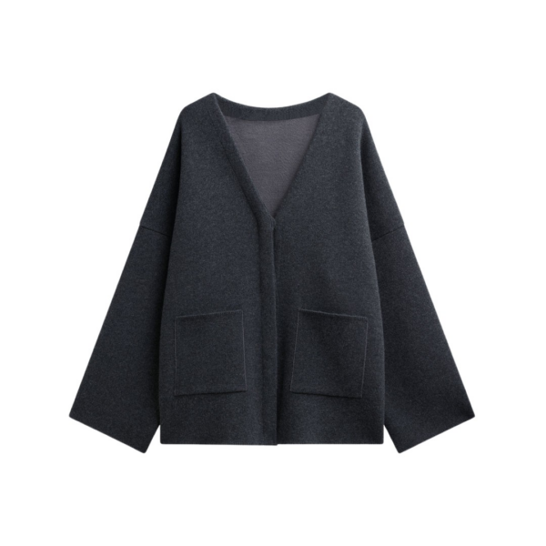The Frankie Shop Tynset Oversized Cardigan – Charcoal