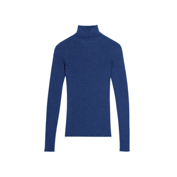 The Frankie Shop Utica Thin Turtleneck Sweater – Blue