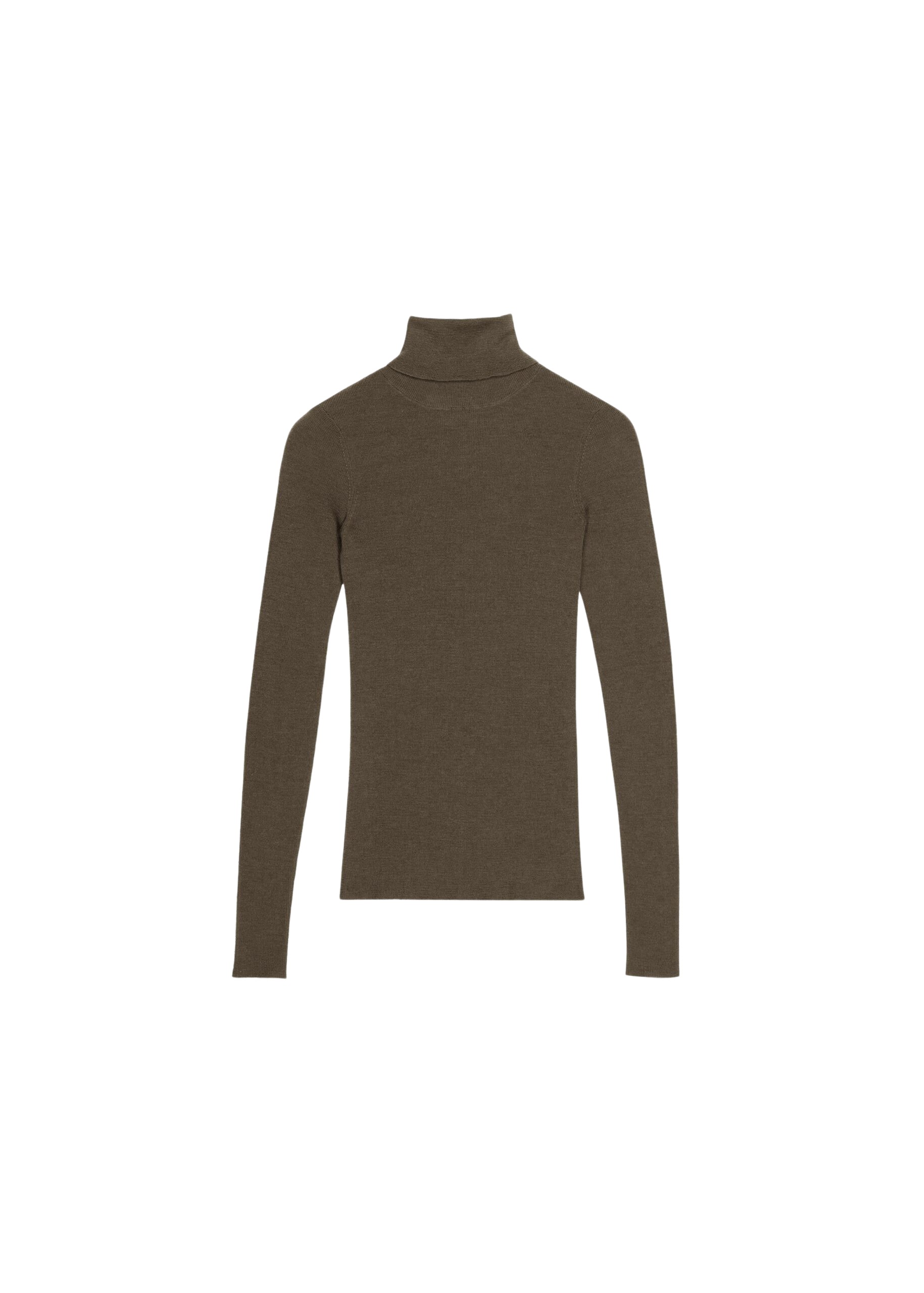 The Frankie Shop Utica Thin Turtleneck Sweater – Olive