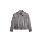 The Frankie Shop Vosges Padded Blouson Jacket - Grey - Oversized Minimalist Jackets in Grey - Shop at Luxury Shoes 