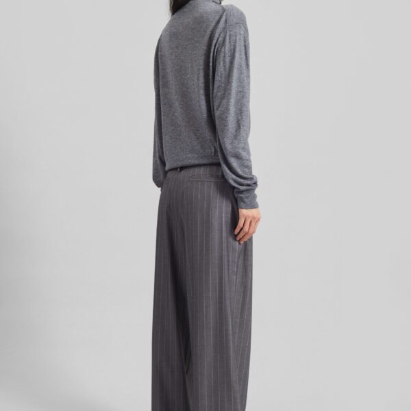 The Frankie Shop Vradal High Neck Cardigan – Grey, view 8