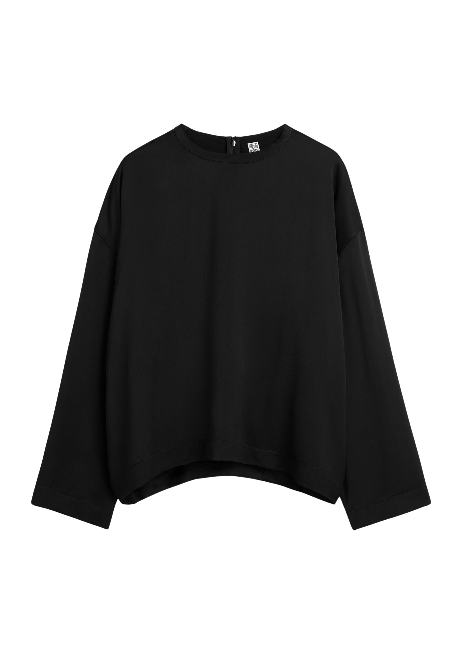 Toteme Boxy satin top black
