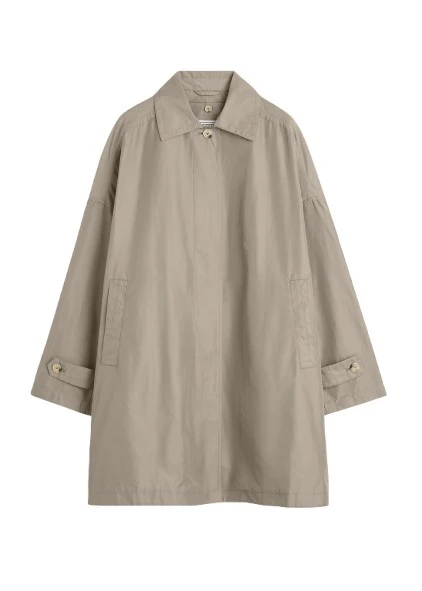 Toteme-Car-coat-taupe81040_nobg Toteme Coats with minimalist design at Luxury Shoes