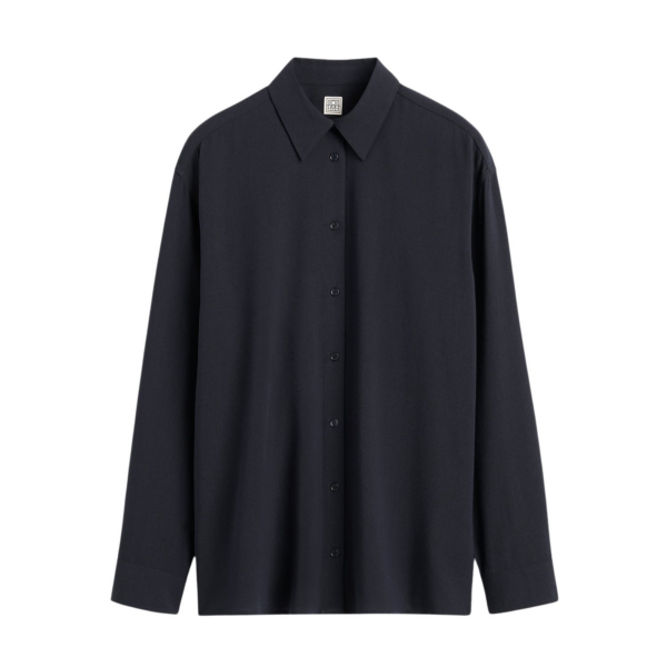 Toteme Classic fluid shirt navy