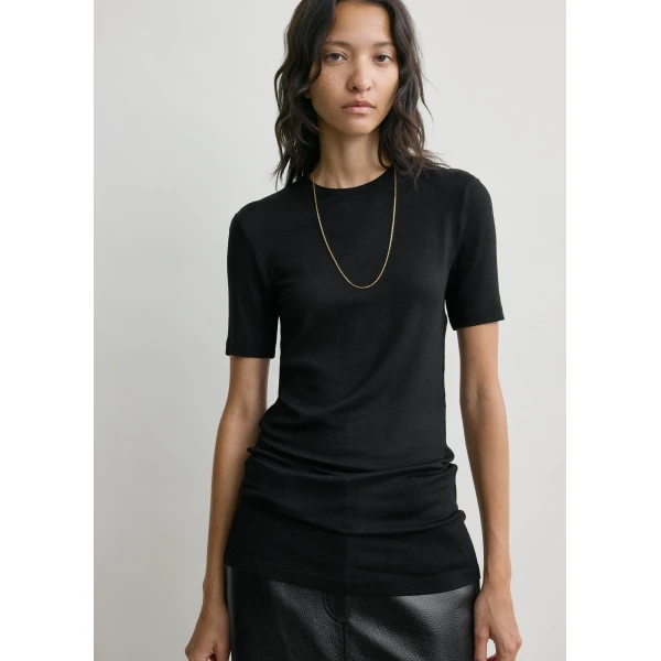 Classic jersey tee black - Image 5