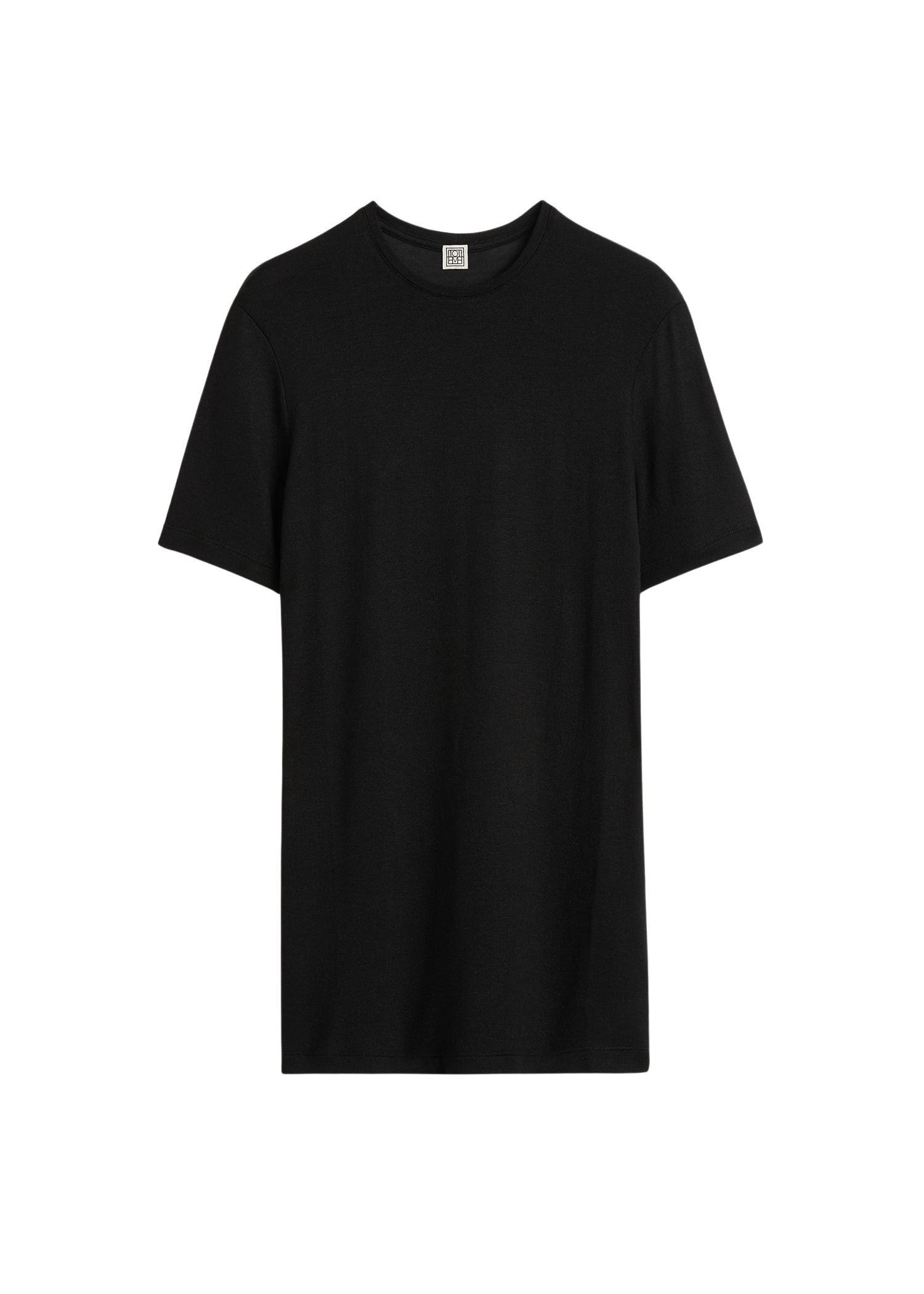 Toteme-Classic-jersey-tee-black85814_nobg Toteme Tops with minimalist design at Luxury Shoes