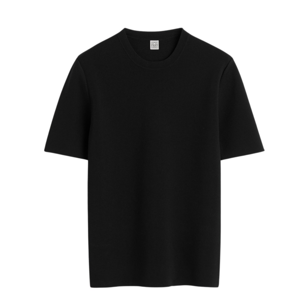 Toteme Compact knit tee black