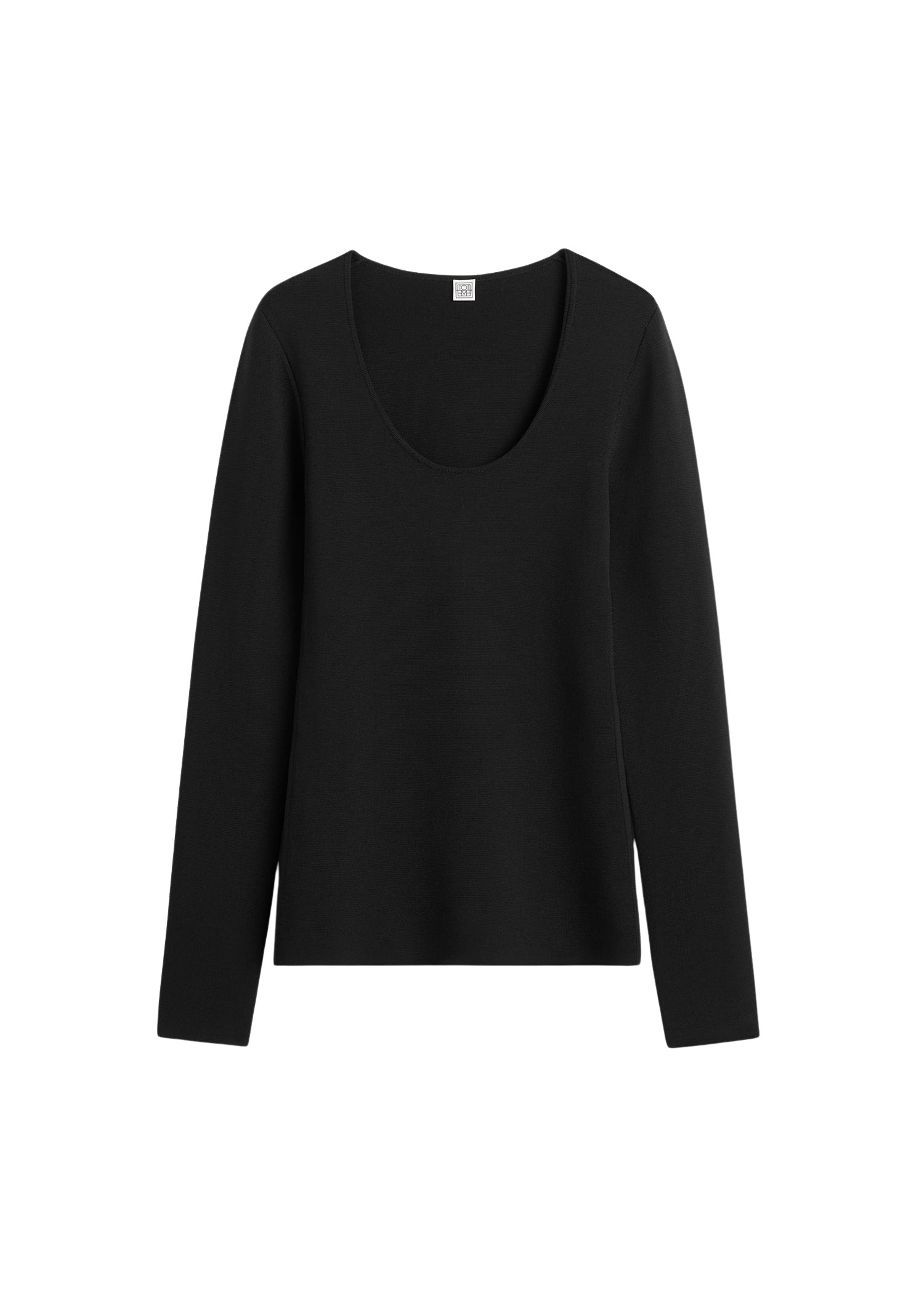 Toteme Compact knit top black