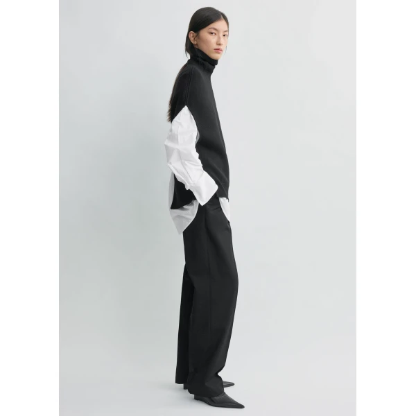 Double-knit cape knit black - Image 3