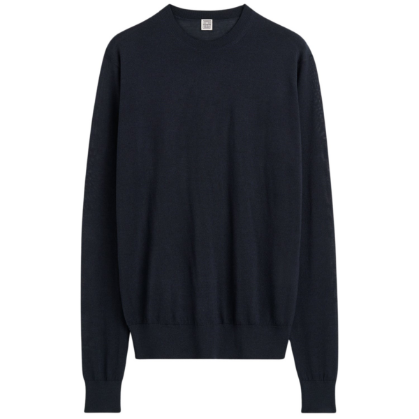 Toteme Fine crew knit midnight