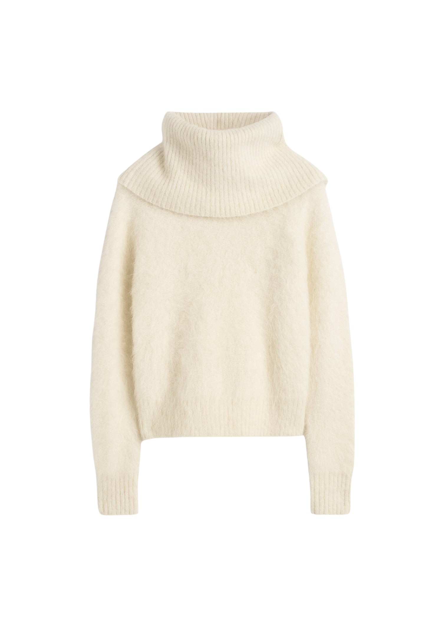 Toteme-Funnel-alpaca-blend-knit-milk94949_nobg Toteme Knitwear with minimalist design at Luxury Shoes