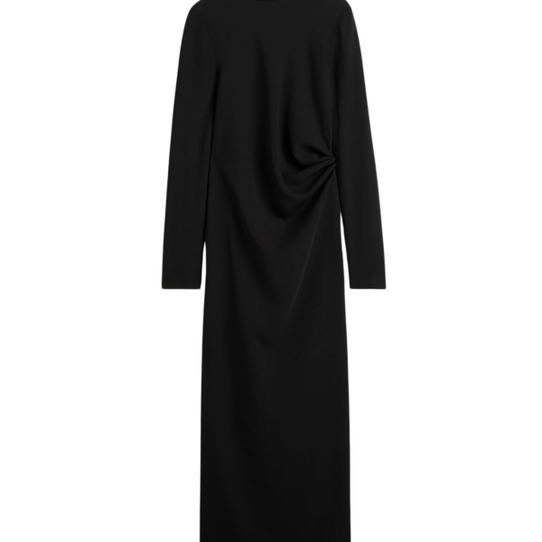Toteme Long twist dress black