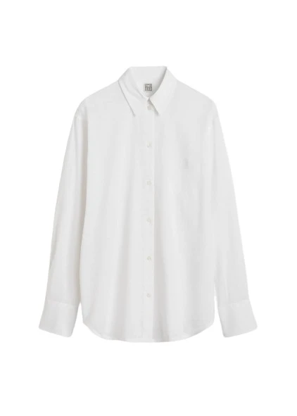 Toteme-Oversized-summer-shirt-white55926_nobg Toteme Tops with minimalist design at Luxury Shoes