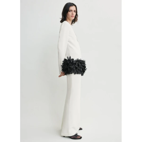 Petal dress off-white - Image 3