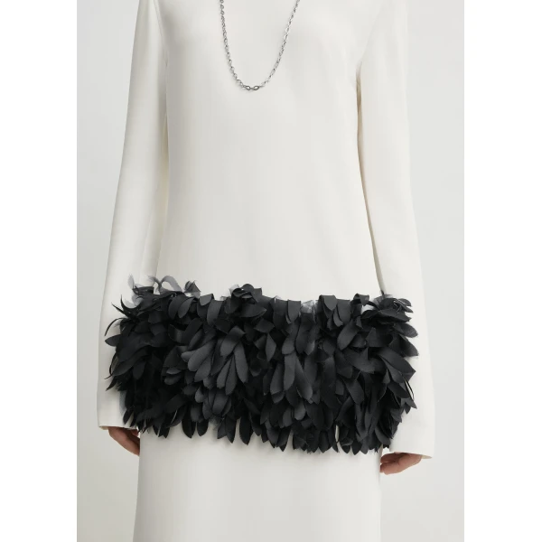 Petal dress off-white - Image 5