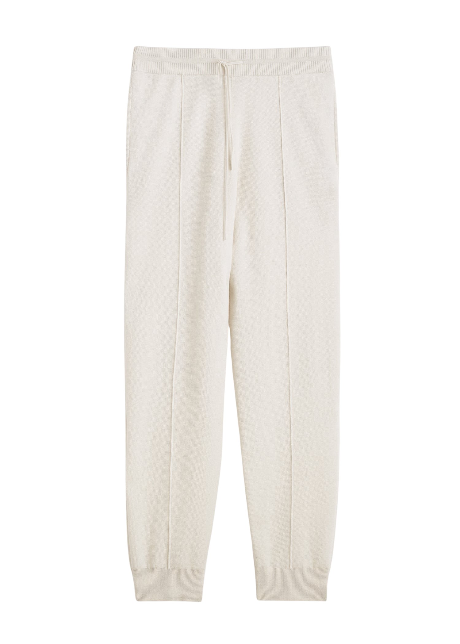 Toteme-Pintucked-sweatpants-ecru16670_nobg Toteme Pants with minimalist design at Luxury Shoes