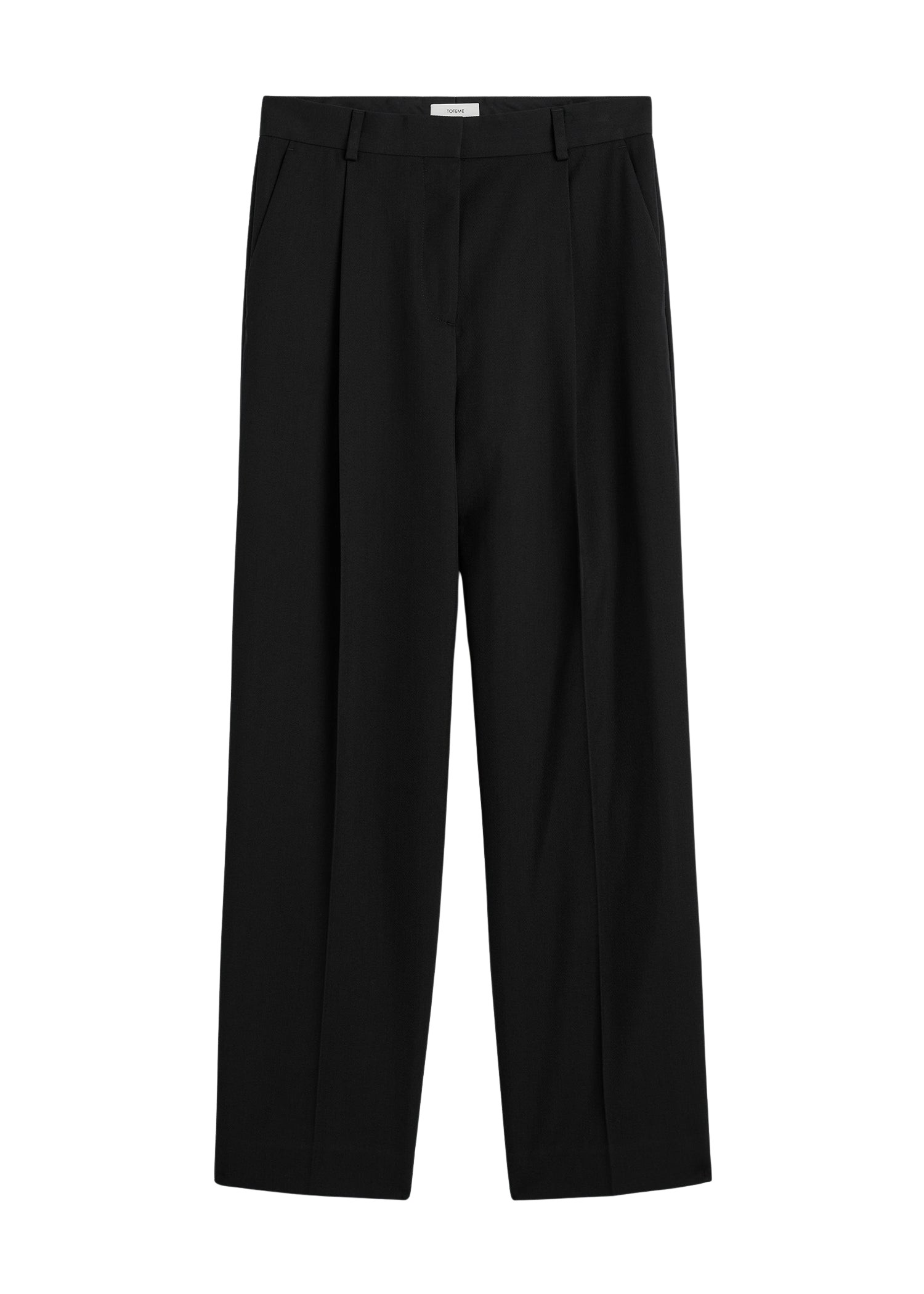 Toteme-Pleat-trousers-black97278_nobg Toteme Pants with minimalist design at Luxury Shoes