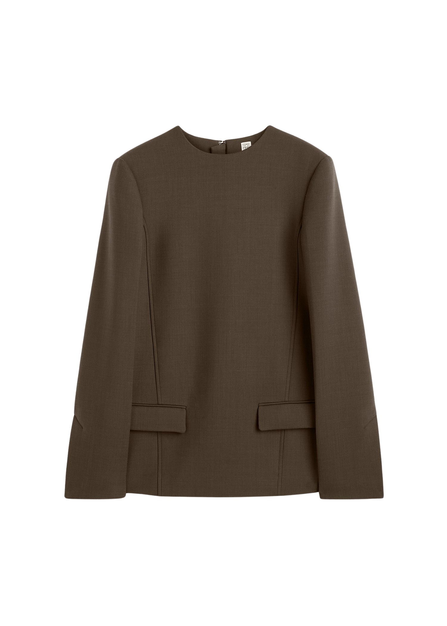 Toteme-Pocket-top-bark73573_nobg Toteme Tops with minimalist design at Luxury Shoes