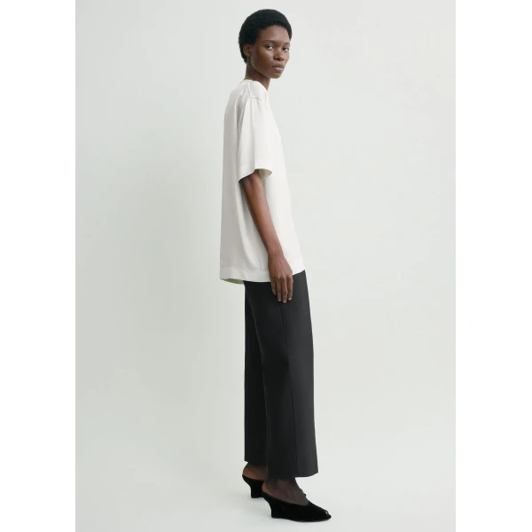 Satin tee white - Image 3