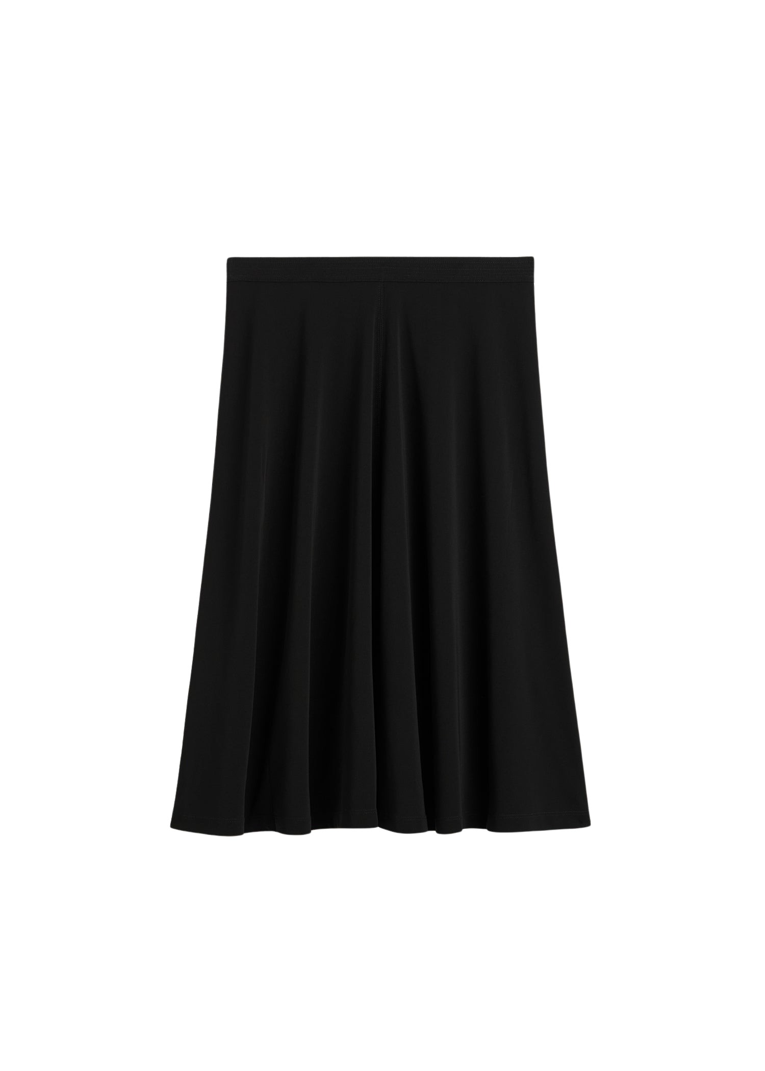 Toteme-Short-fluid-jersey-skirt-black66251_nobg Toteme Skirts with minimalist design at Luxury Shoes