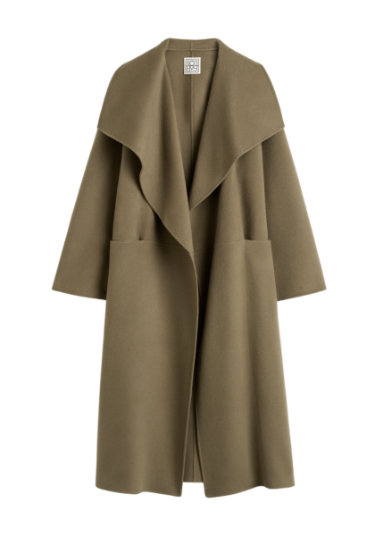 Toteme Coats with minimalist design at Luxury Shoes 