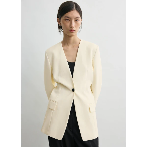Slouch blazer off-white - Image 5