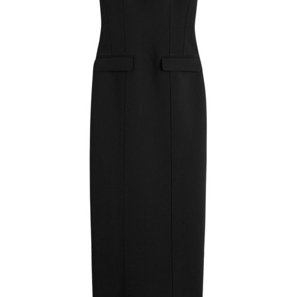 Toteme Strapless pocket dress black