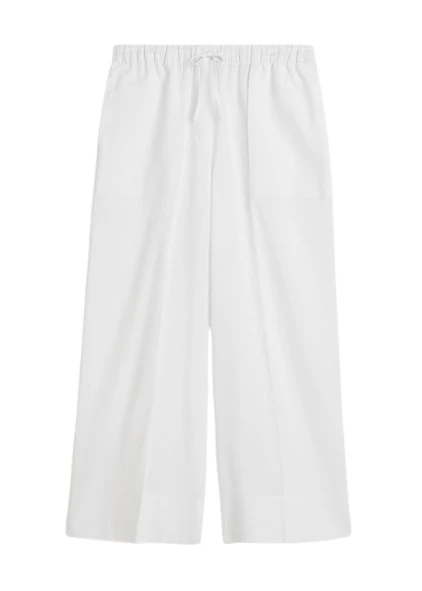 Toteme-Wide-summer-trousers-white80583_nobg Toteme Pants with minimalist design at Luxury Shoes
