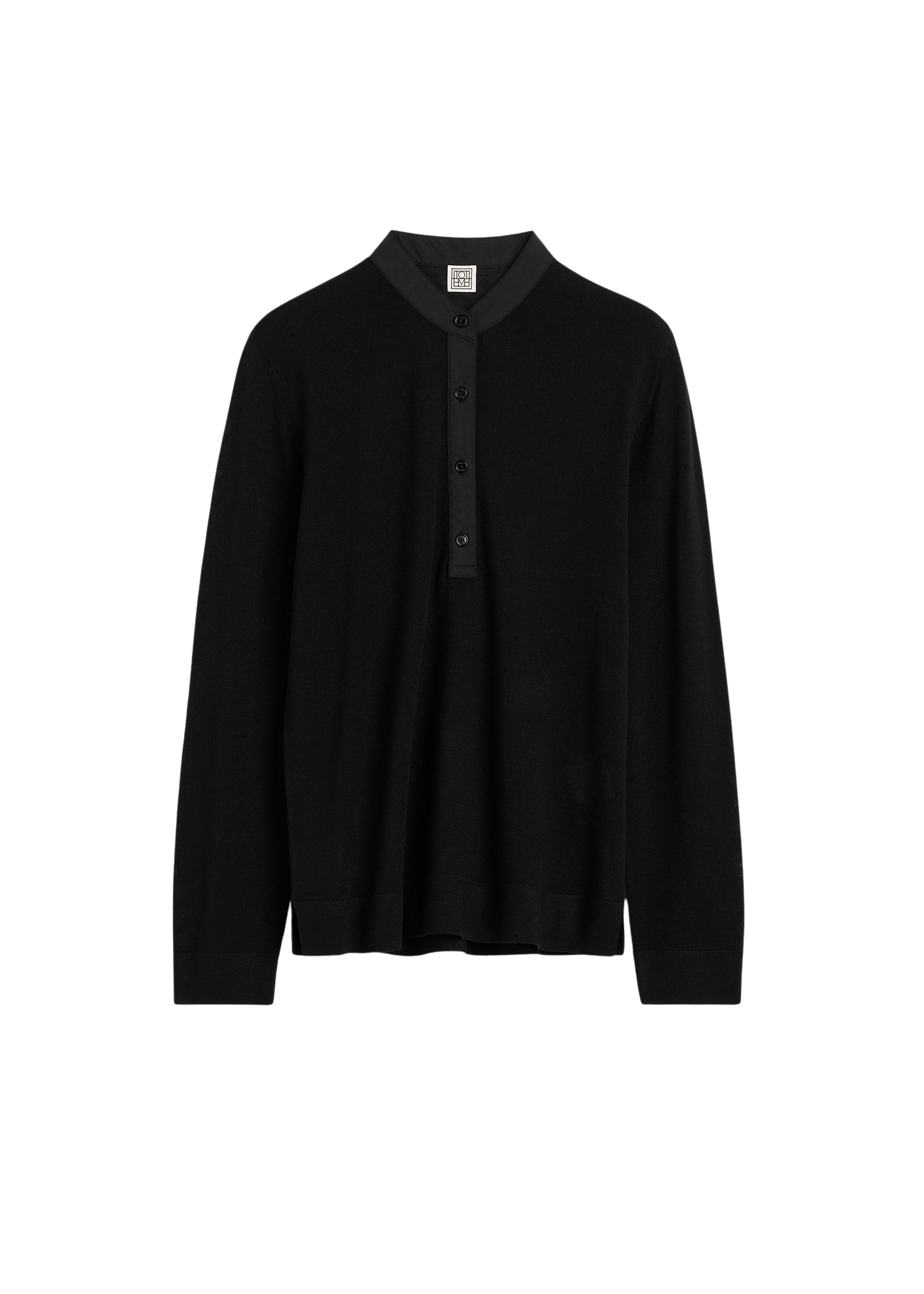 Toteme Wool silk knit black