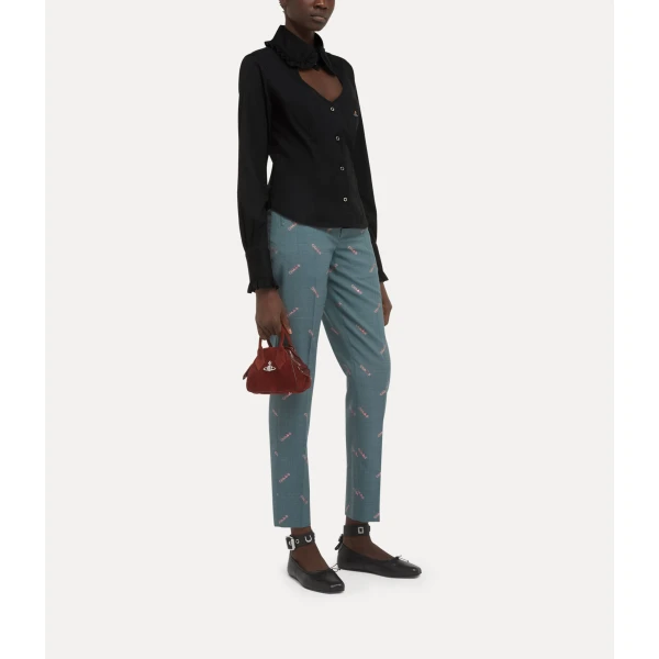 Vivienne Westwood Toulouse Frill Shirt - Vivienne Westwood Tops - Punk Luxury - Shop at Luxury Shoes 