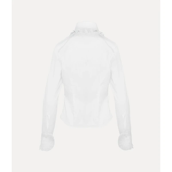Vivienne Westwood Toulouse Frill Shirt - Vivienne Westwood Tops - Punk Luxury - Shop at Luxury Shoes 