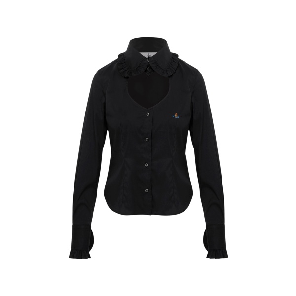 Vivienne Westwood Toulouse Frill Shirt - Vivienne Westwood Tops - Punk Luxury - Shop at Luxury Shoes 